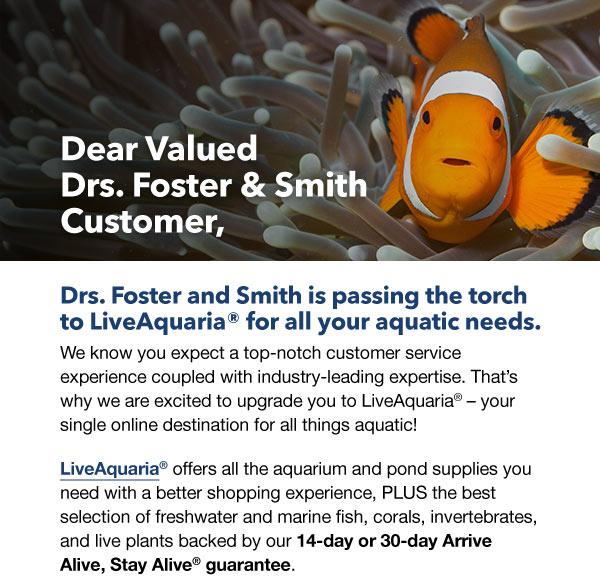drs foster and smith aquarium supplies