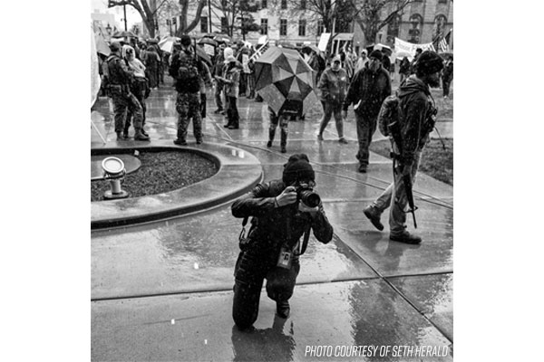 Lansing protest