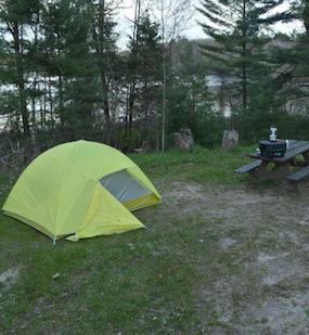 Tent camping 