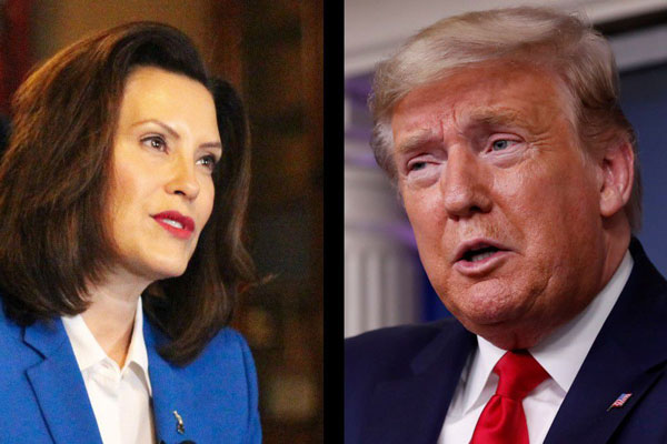 Whitmer and Trump