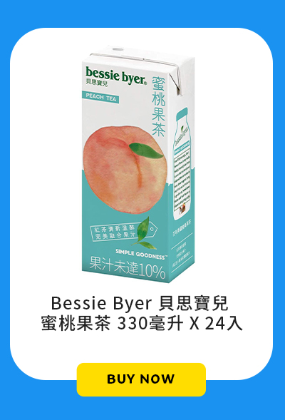 Bessie Byer 貝思寶兒 蜜桃果茶 330毫升 X 24入