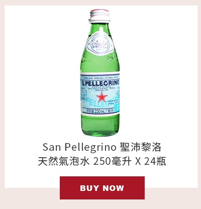 San Pellegrino 聖沛黎洛 天然氣泡水 250毫升 X 24瓶