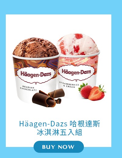 Häagen-Dazs 哈根達斯冰淇淋五入組