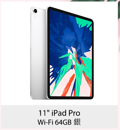 11吋 iPad Pro Wi-Fi 64GB 銀