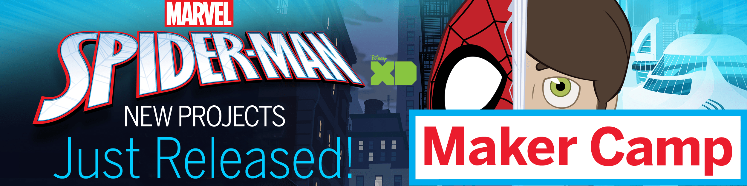 Marvel Spider-man New Maker Camp Projects