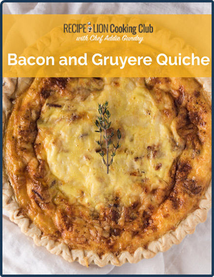 Bacon and Gruyere Quiche