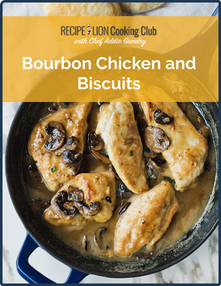 Bourbon Chicken and Biscuits