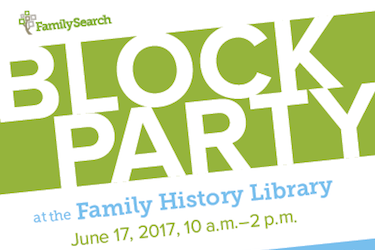 Family History Library Block Party