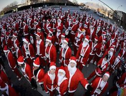 Utah Santa 5k Run