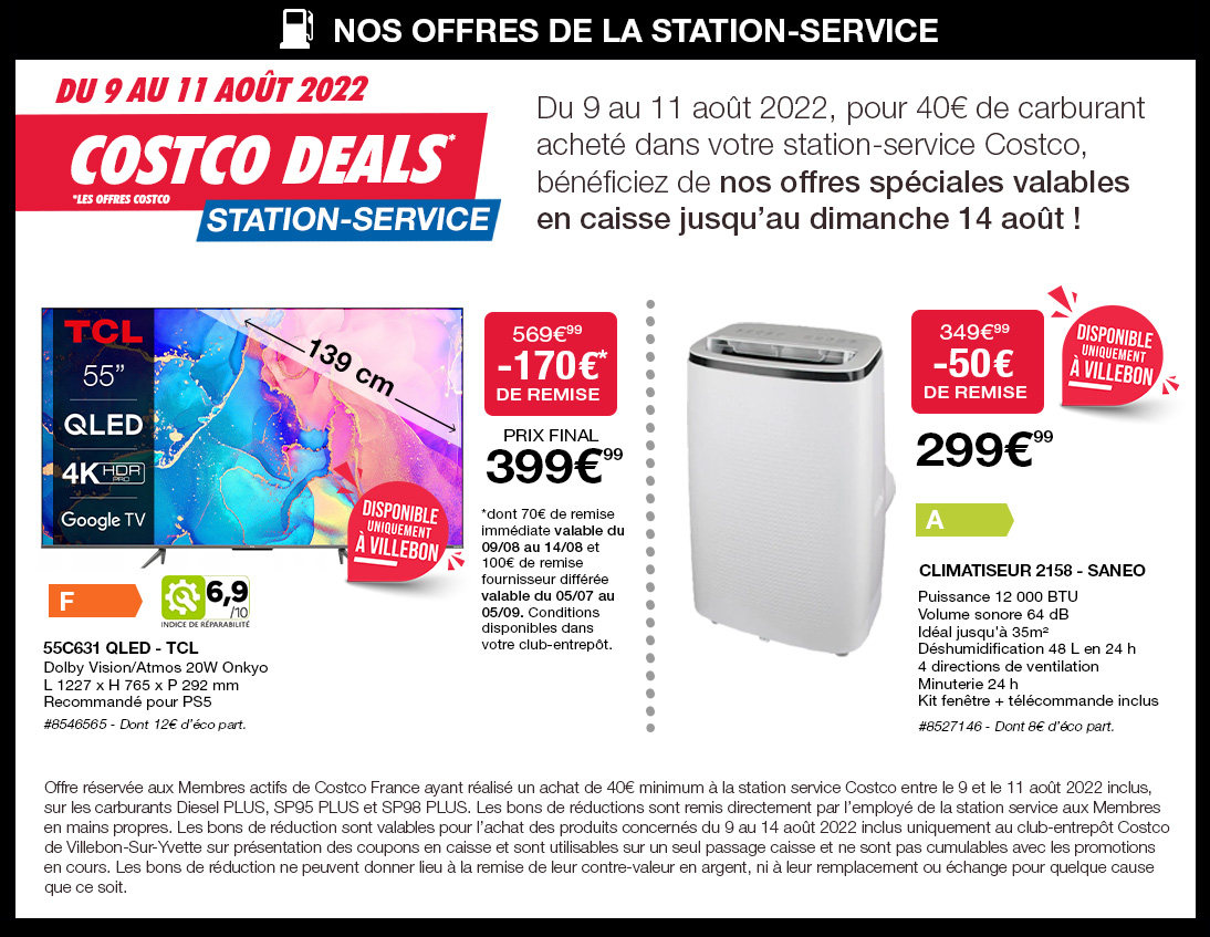 costco deals station service