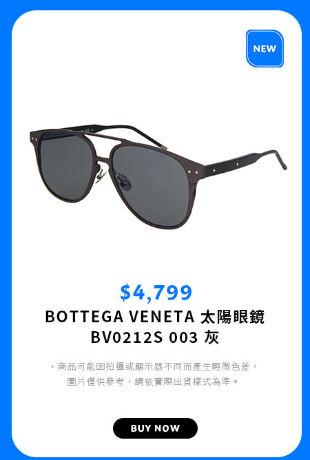 BOTTEGA VENETA 太陽眼鏡 BV0212S 003 灰