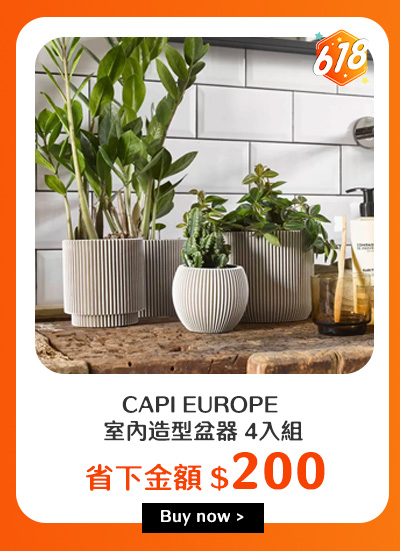 CAPI EUROPE 室內造型盆器 4入組