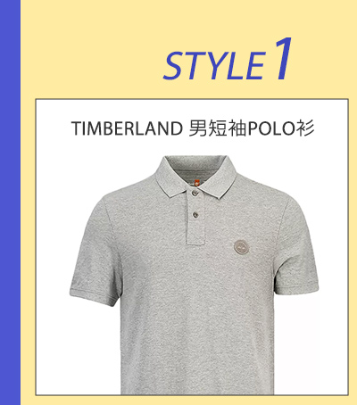 TIMBERLAND 男短袖POLO衫