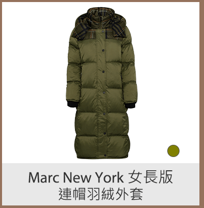 Marc New York 女長版連帽羽絨外套