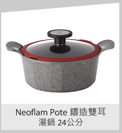 Neoflam Pote 鑄造雙耳湯鍋 24 公分