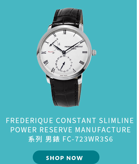 FREDERIQUE CONSTANT SLIMLINE POWER RESERVE MANUFACTURE系列 男錶 FC-723WR3S6