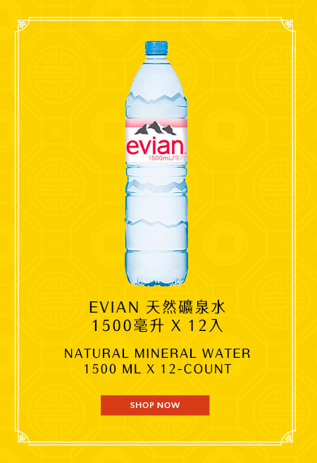 EVIAN 天然礦泉水 1500毫升 X 12入