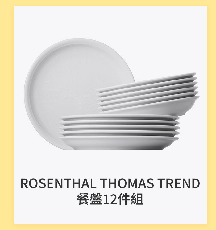 ROSENTHAL THOMAS TREND 餐盤12件組