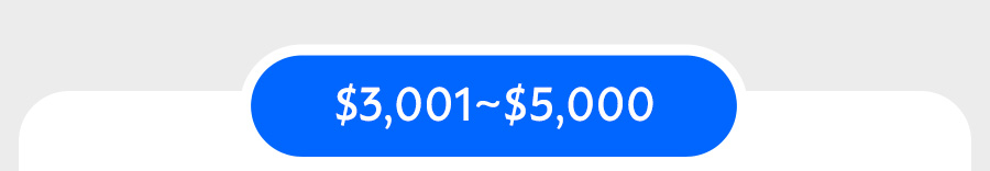 $3,001~$5,000