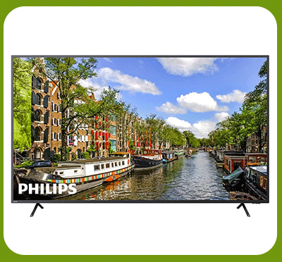 Philips 75吋 4K LED Android 顯示器不含視訊盒 75PUH8265