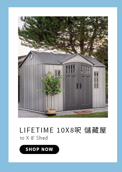 LIFETIME 10 X 8呎 儲藏屋