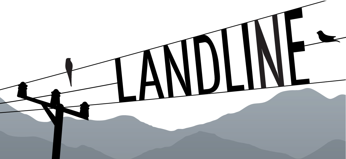 Logo: Landline, a newsletter about public lands of the Western U.S.