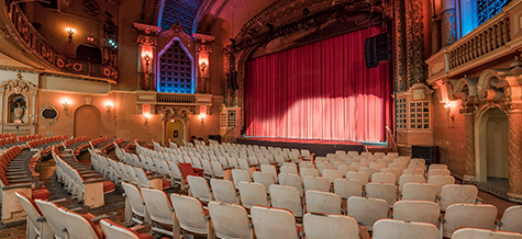 A view of Orpheum seats from Orchestra level